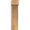 Ekena Millwork Thorton Block Rough Sawn Bracket w/ Offset Brace, Western Red Cedar, 6"W x 14"D x 26"H BKT0604X14X26THR05RWR - alternate 2